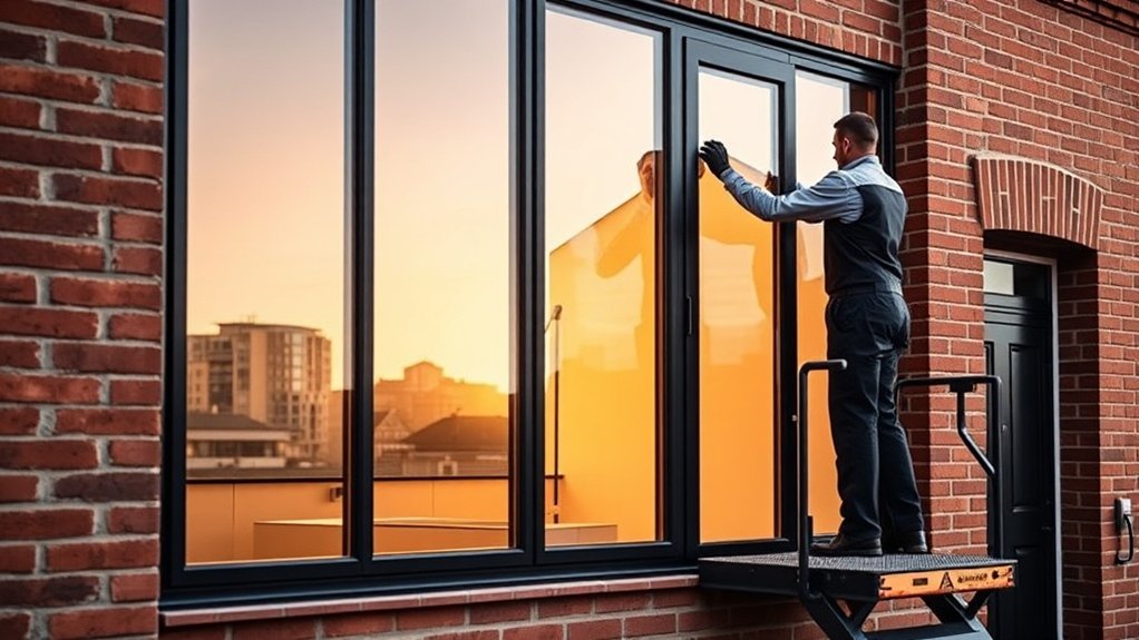 Glazier in Tower Bridge Road
