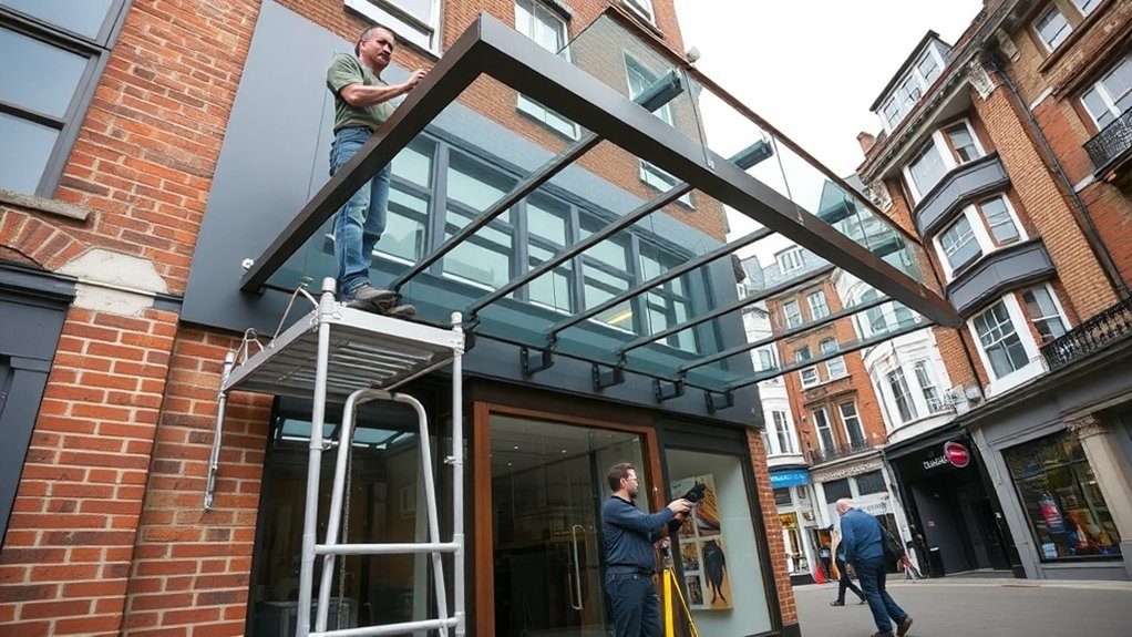 Shopfront Canopy Bermondsey