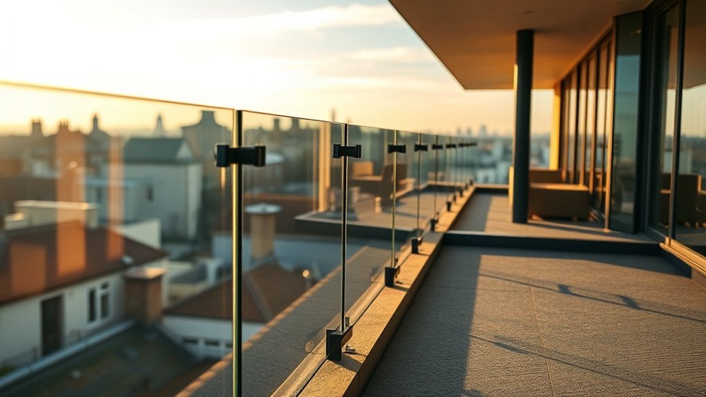 Terrace Glass Balustrades Bermondsey
